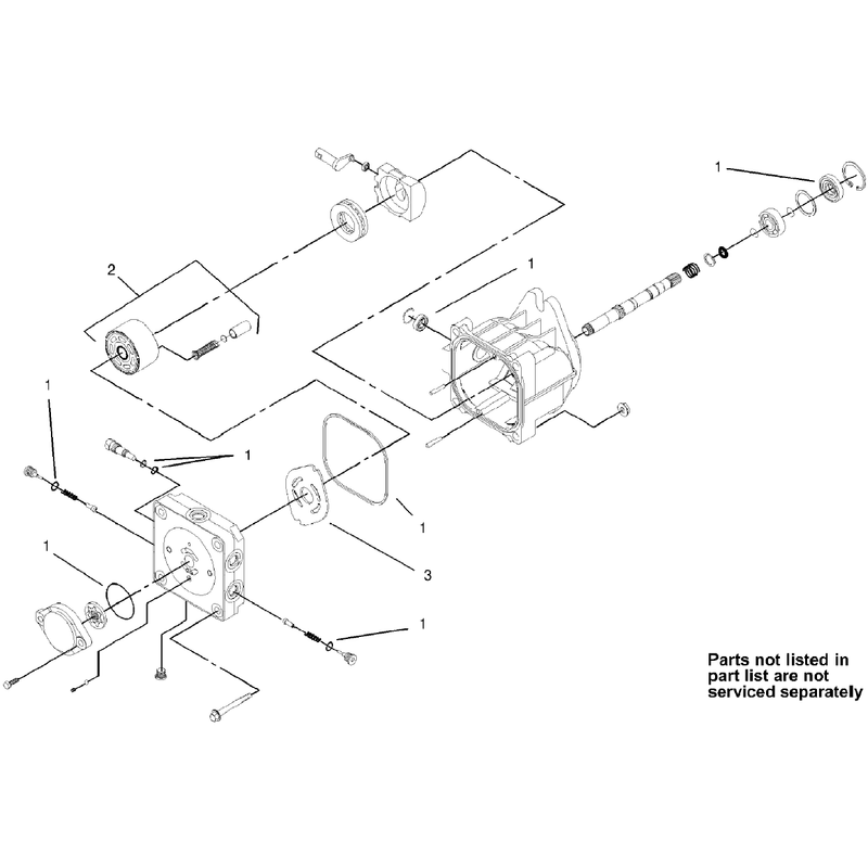 Hydraulic Pump Assembly No 106-5705 and 106-5706