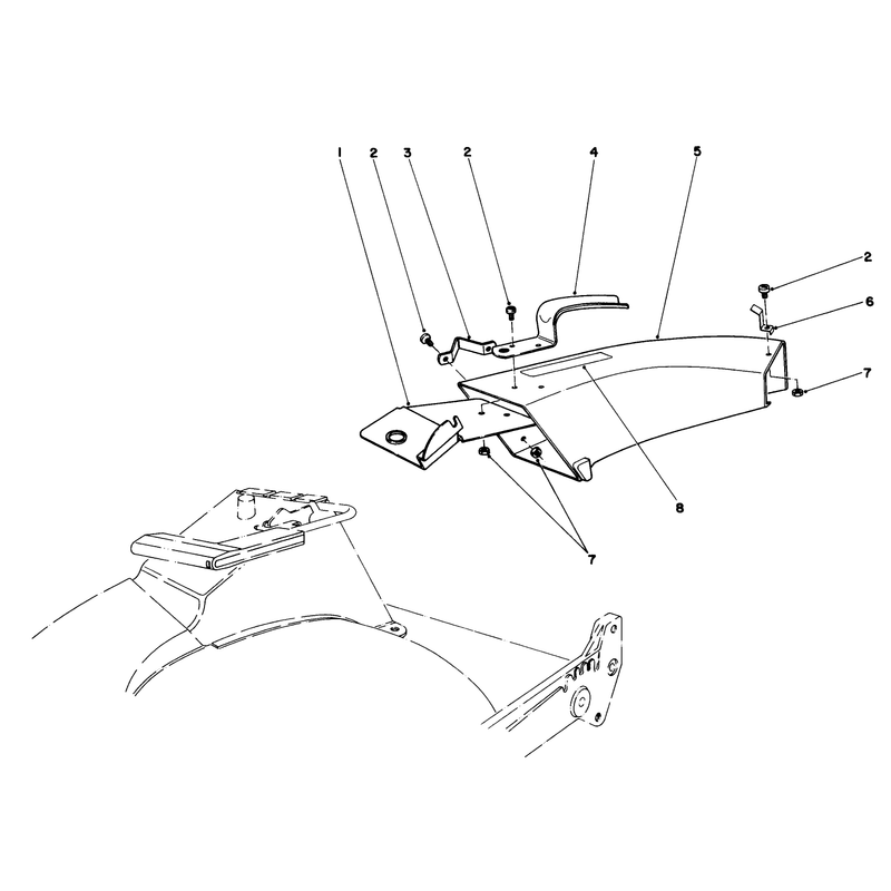 Side Discharge Chute Model No 59108 Optional