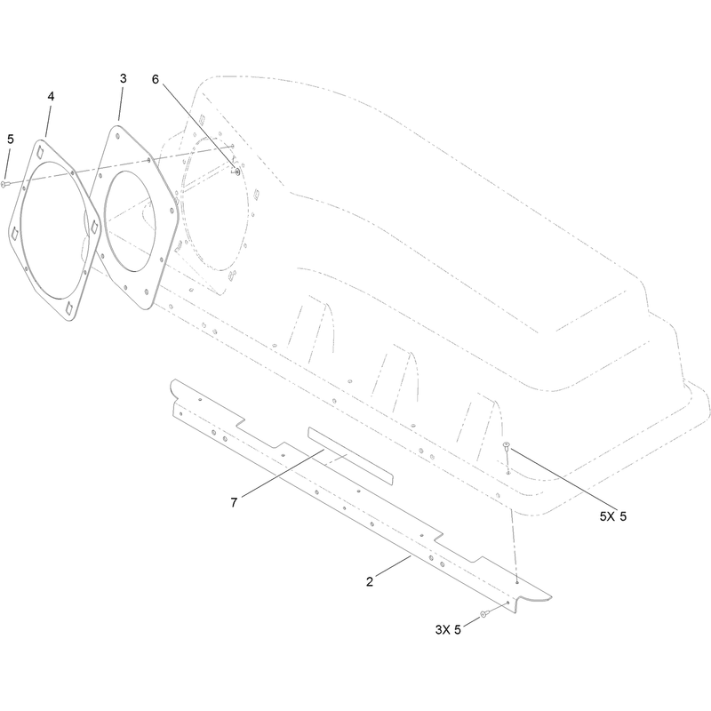 Bagger Top Assembly No. 117-5370