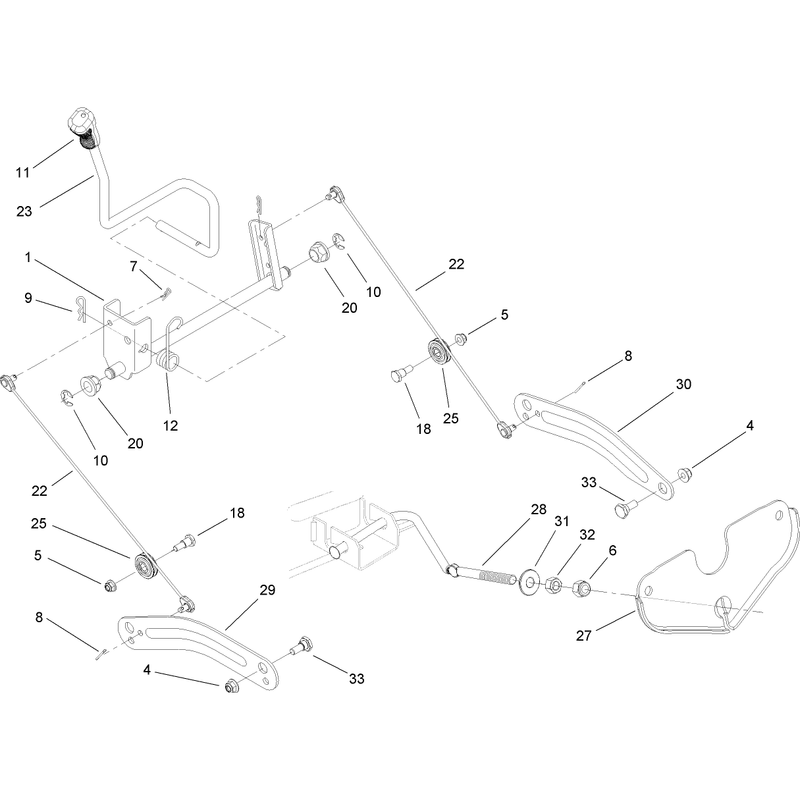 Deck Lift Arm Assembly