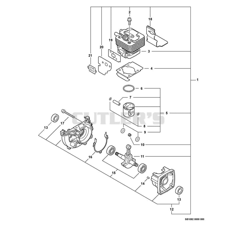 Engine, Short Block - SB1092