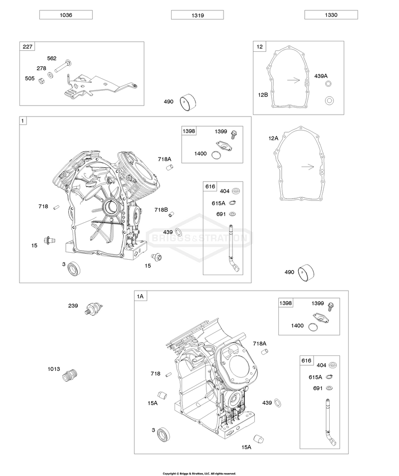 Cylinders, Crankcase Gaskets