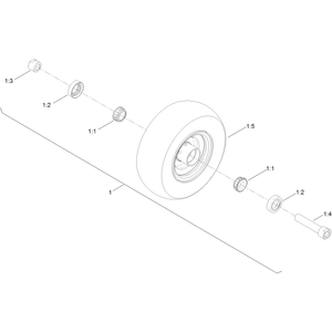 Wheel and Bearing Assembly No 137-4136