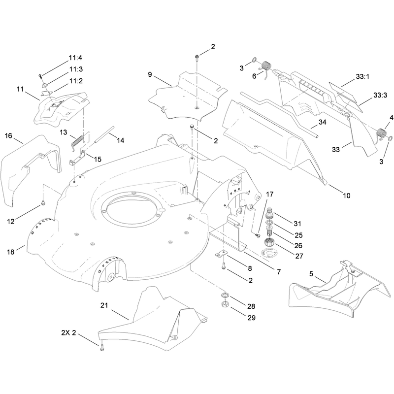 Housing and Rear Door Assembly