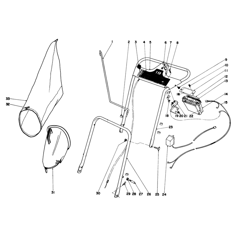 Handle Assembly Model No 18208