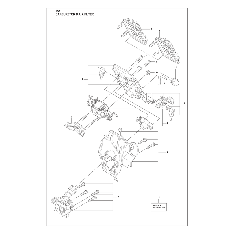 CARBURETOR AND AIR FILTER