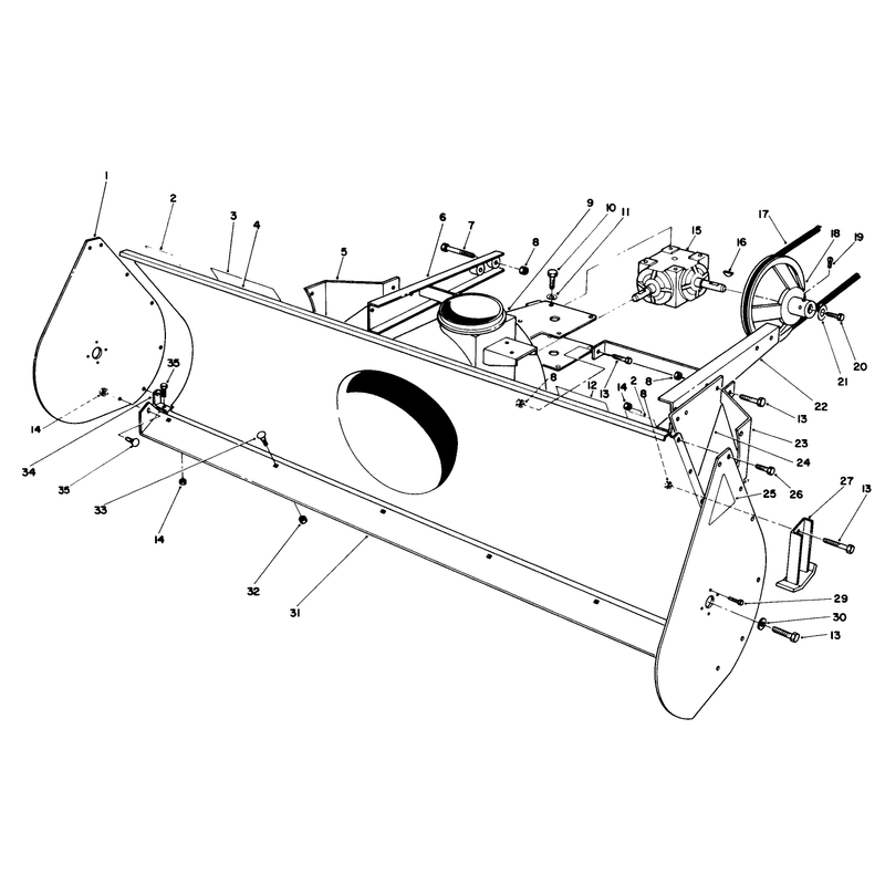 44in Snow Thrower Model No 30761 Optional