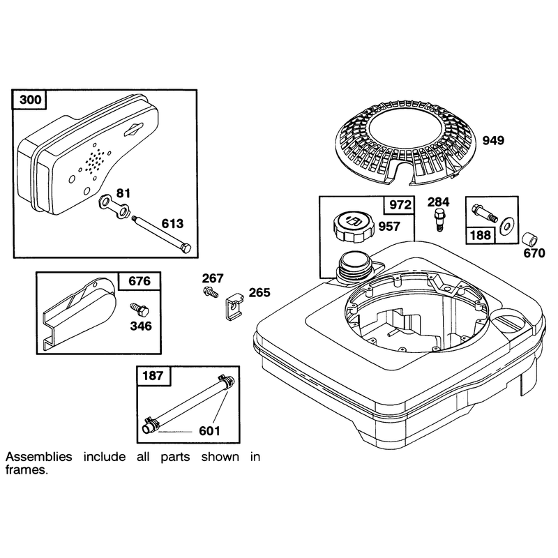 Engine Briggs and Stratton Model 122702-3171-01