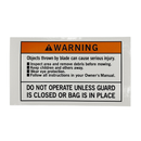 87114-VE2-010 LABEL, WARNING