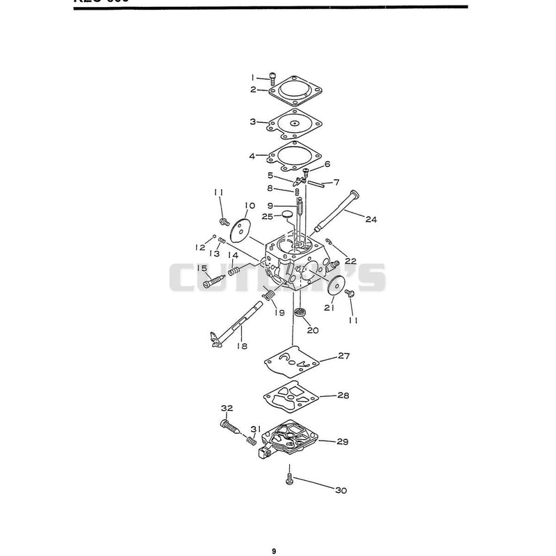 Carburetor Wt-233 Includes The Following