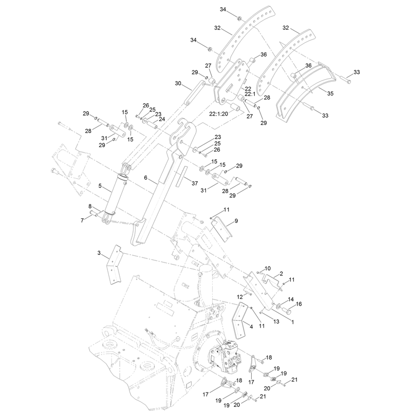 Hydraulic Crumber Assembly