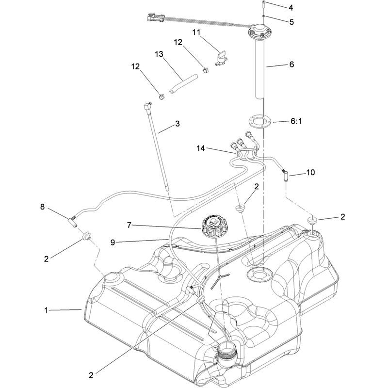 Fuel Tank Assembly No. 116-2131