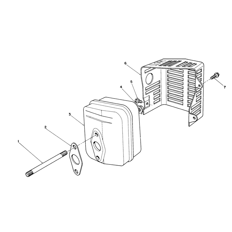 Muffler Assembly (engine No. Vm140)