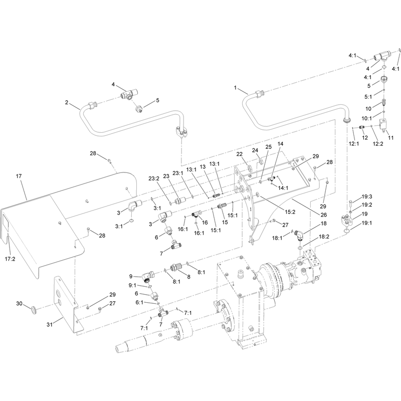 Carriage Guard and Mounting Assembly