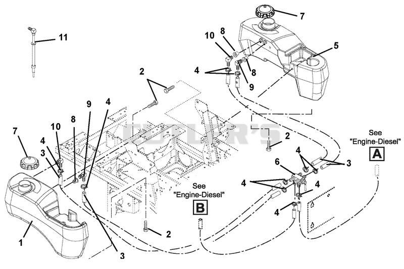 Fuel Tanks And Hoses