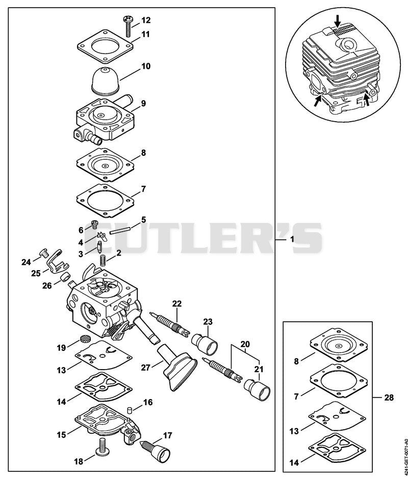 Carburetor C1M-S261 (037.2018)