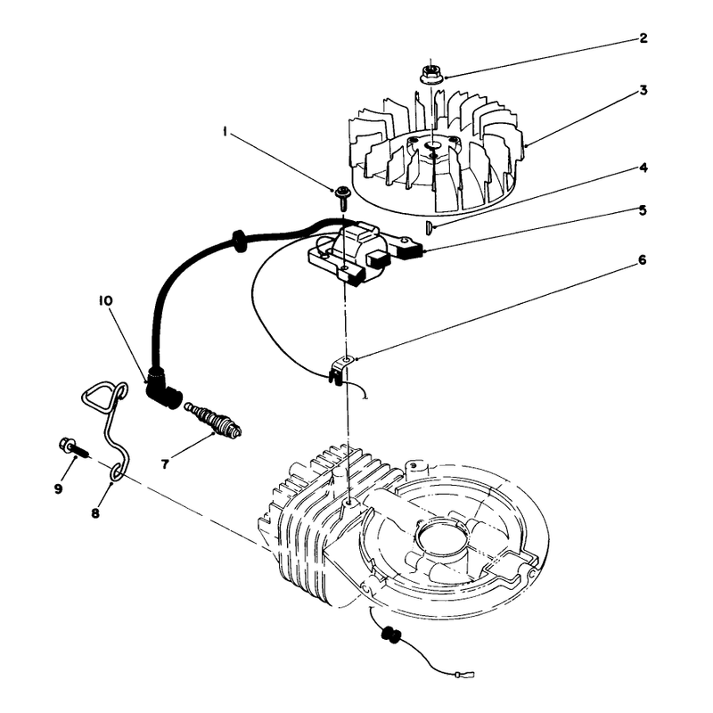 Engine Assembly Model No 47pj8 Continued