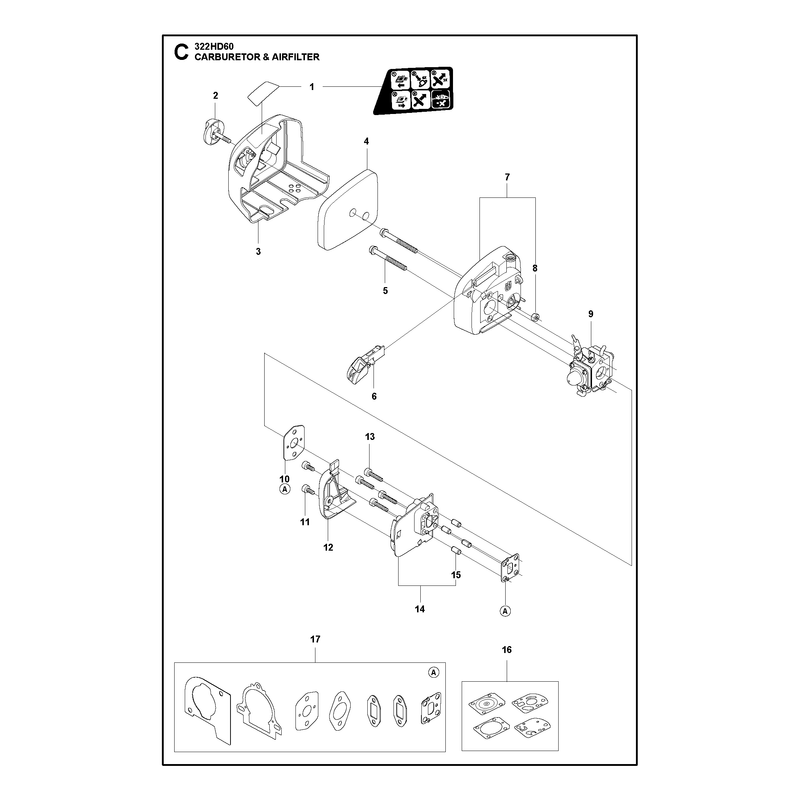 CARBURETOR AND AIR FILTER