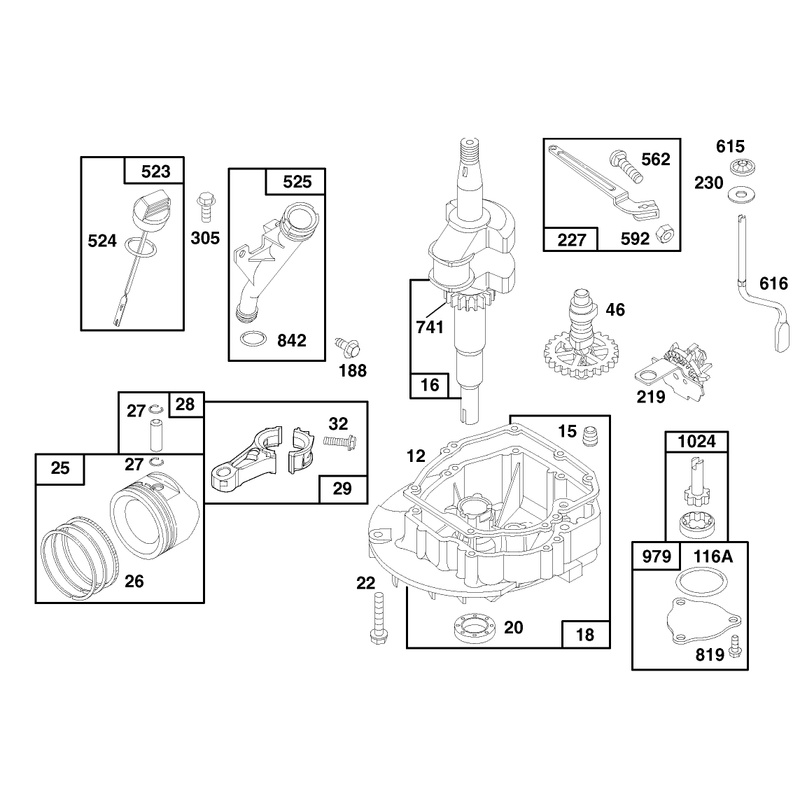 Engine GTS 150 Model No 20465 Only
