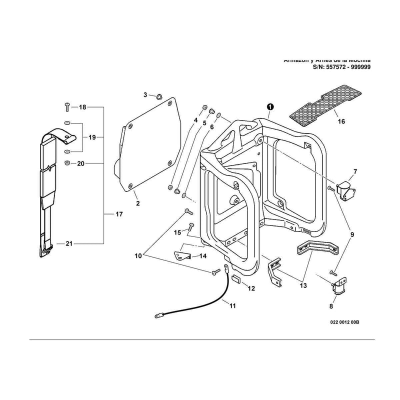 Backpack Frame, Harness
