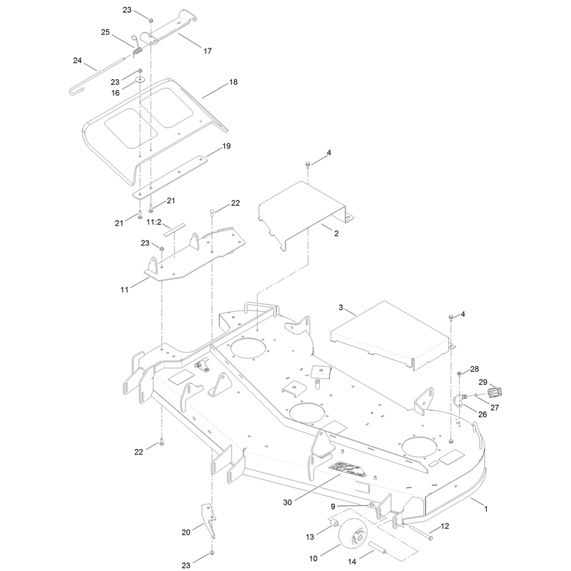 54 Inch Deck Assembly