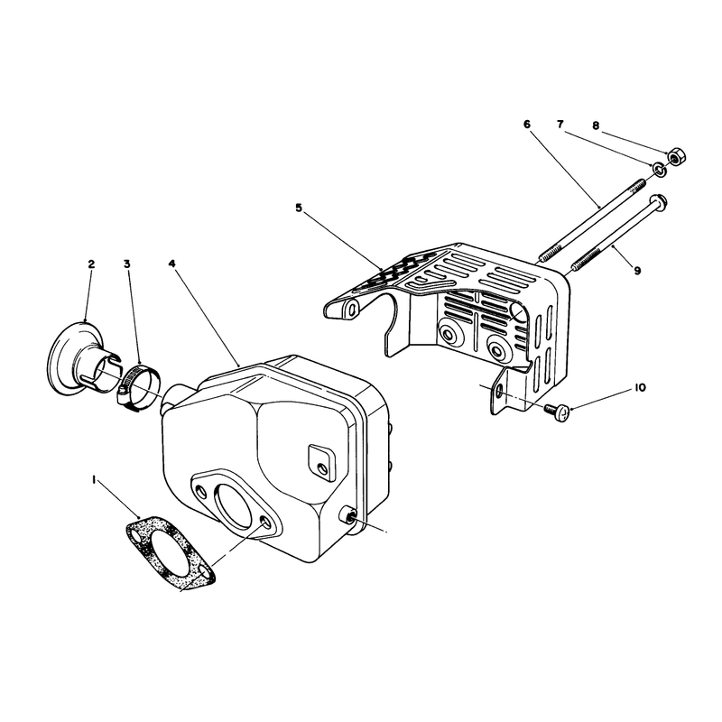 Muffler Assembly (model No. 47pp3-6)