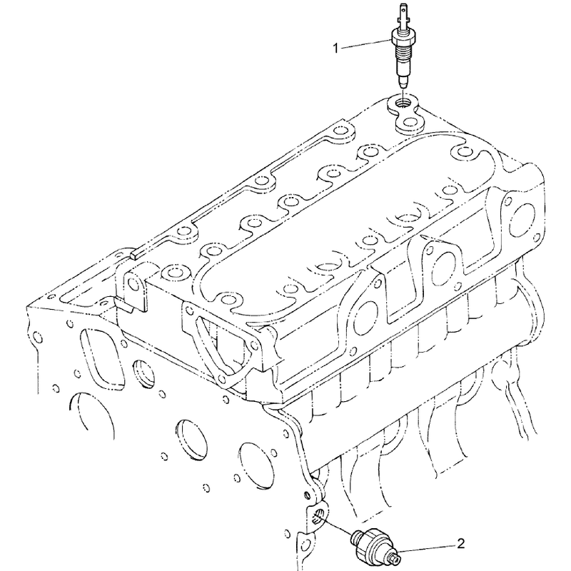 Oil Switch and Thermometer Assembly