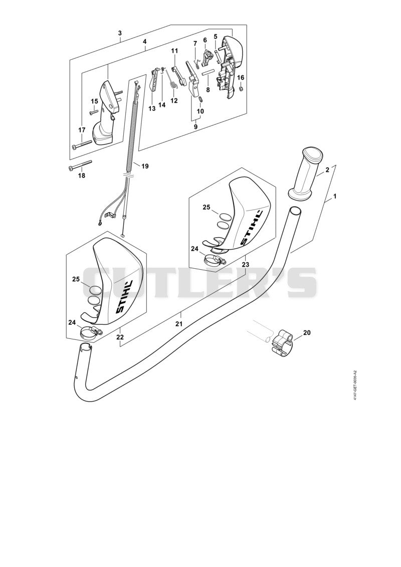 Bike handle FS 240