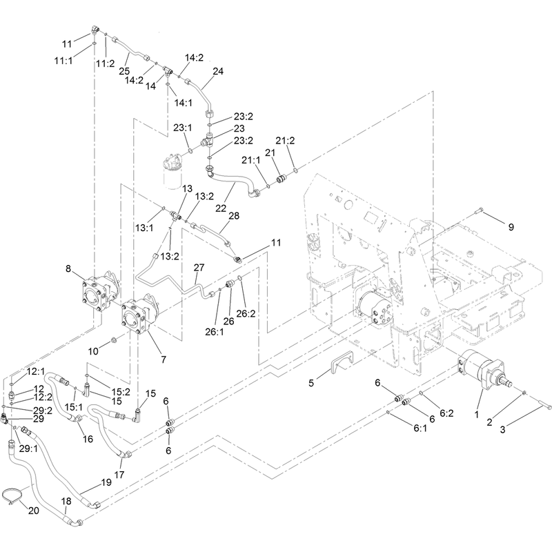 Traction Hydraulic Assembly