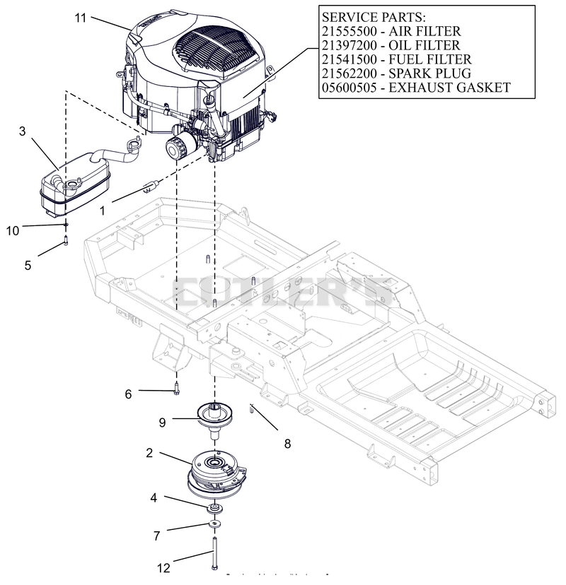 Engine - Kohler 22HP