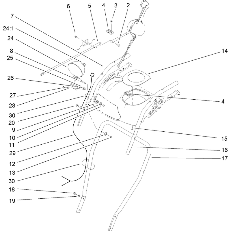 Handle and Control Assembly