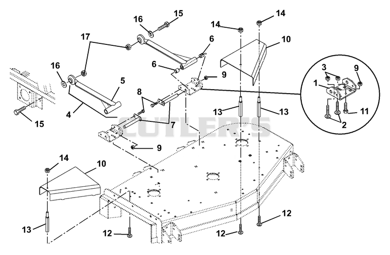 Mounting Arms And Belt Guards