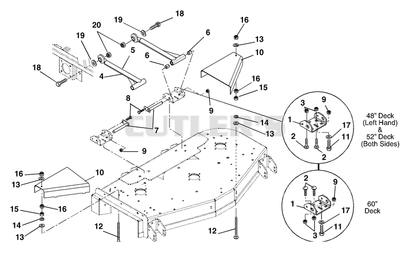 Mounting Arms And Belt Guards