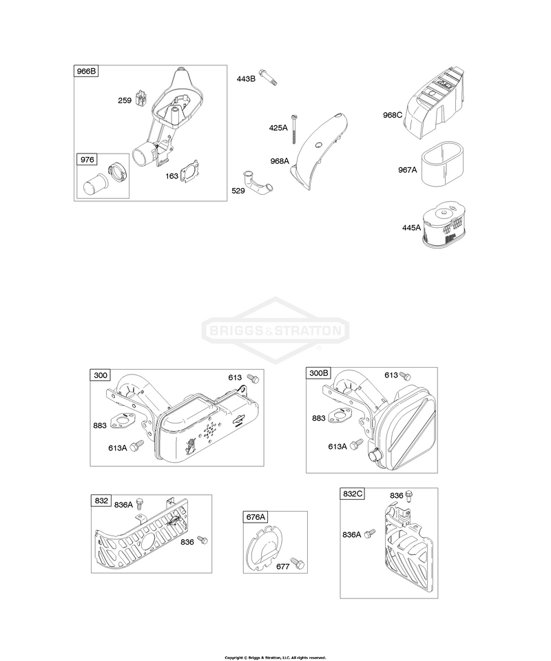 Air Cleaner, Exhaust System