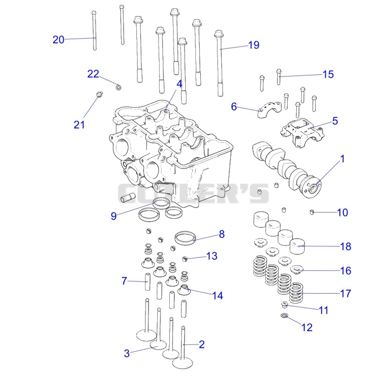 Engine, Cylinder Head and Valves