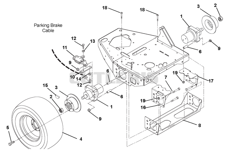 Front Wheels, Motors And Calipers