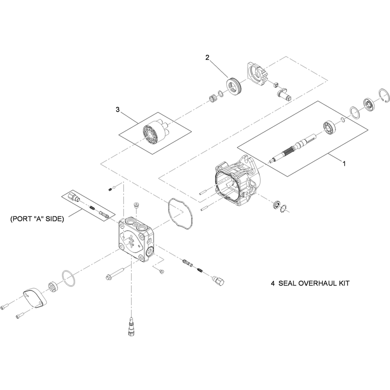 RH Hydraulic Pump Assembly No. 116-0943