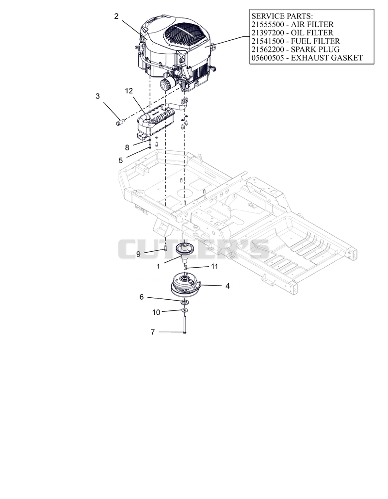Engine - Kohler 25HP Twin