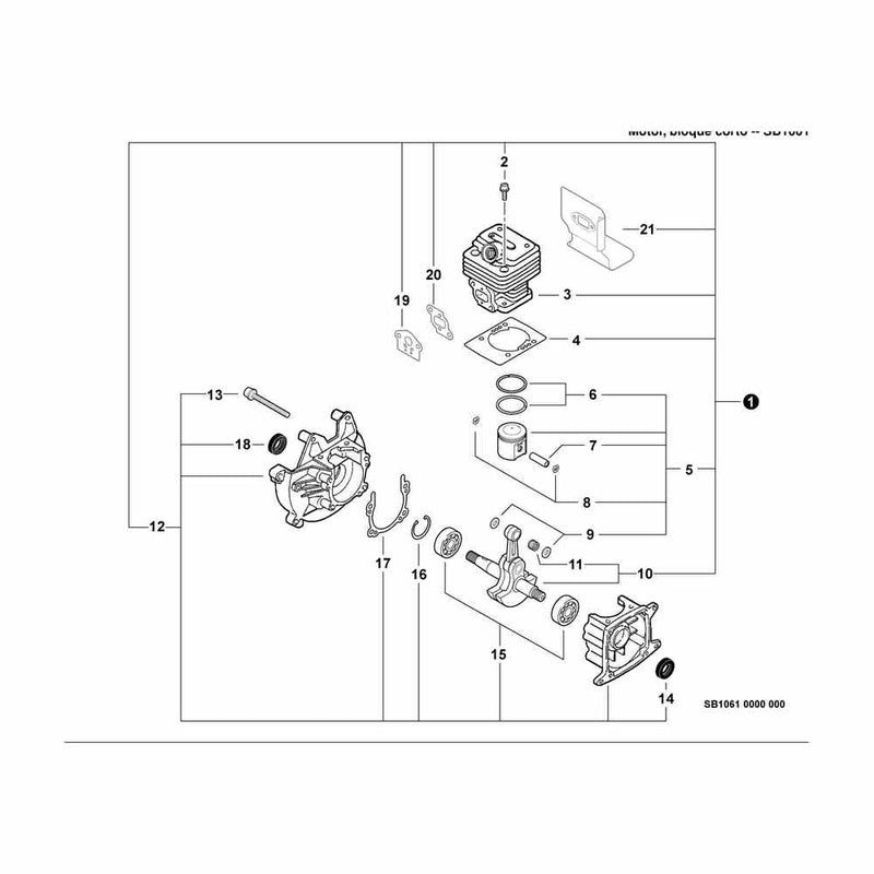 Engine, Short Block -- SB1061