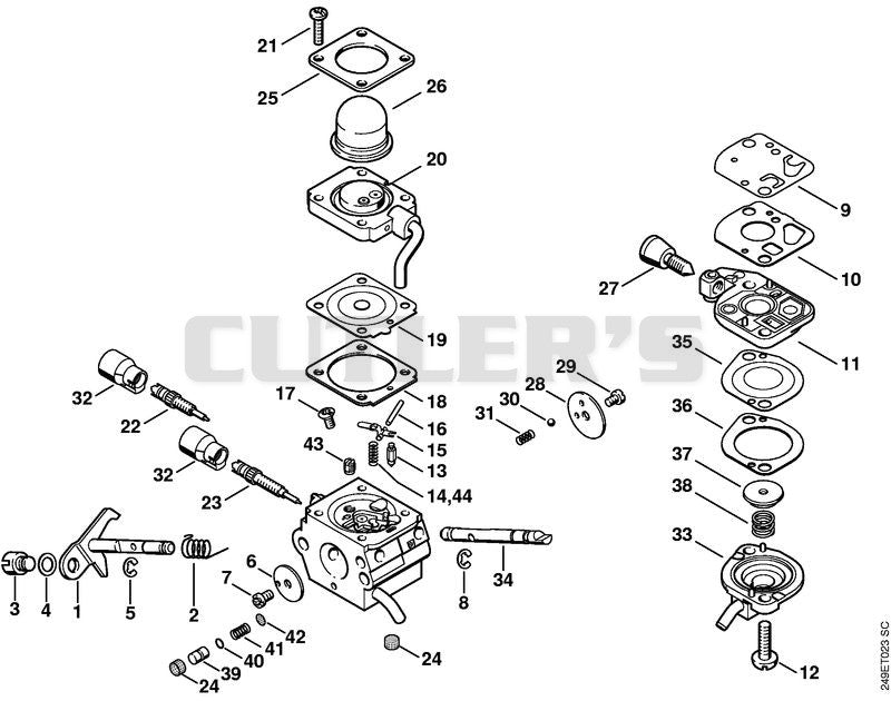 Carburetor C1Q-S72 ⇥ 2 60 176 729 (03.2003)