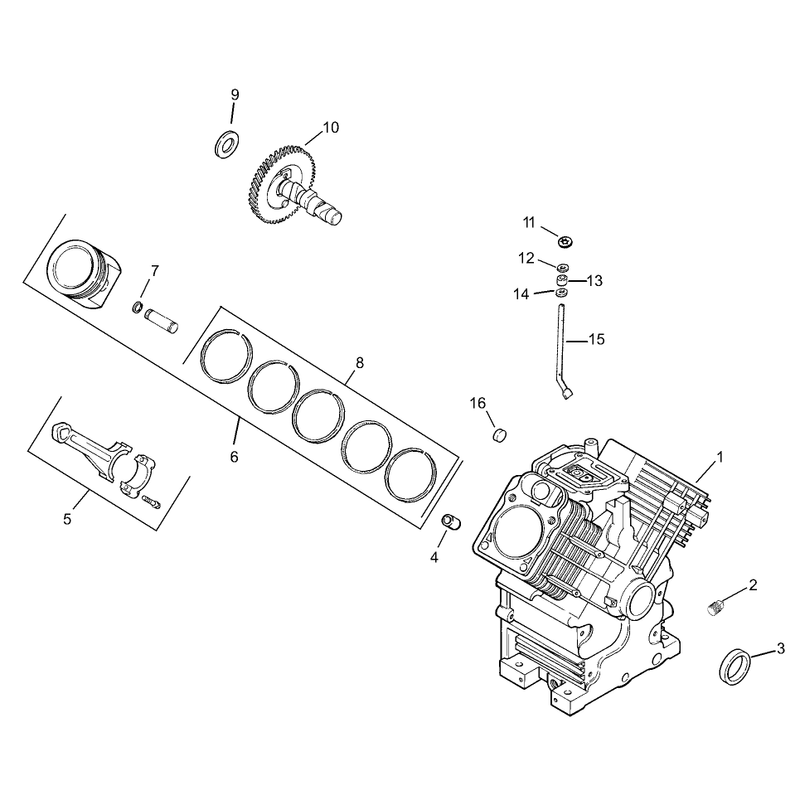 Crankscase Assembly Kohler CH740-0054