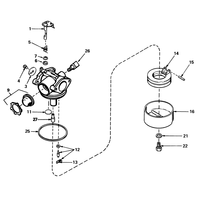 Carburetor Assembly No 632050a