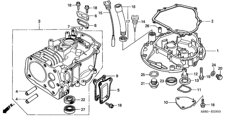 CYLINDER@OIL PAN
