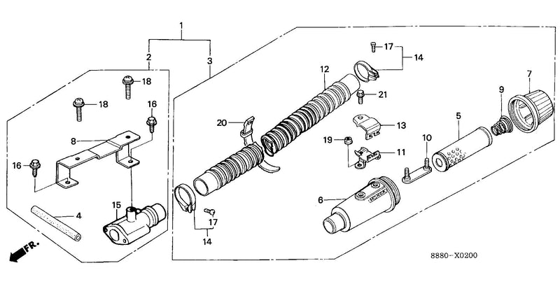 SNORKEL AIR CLEANER