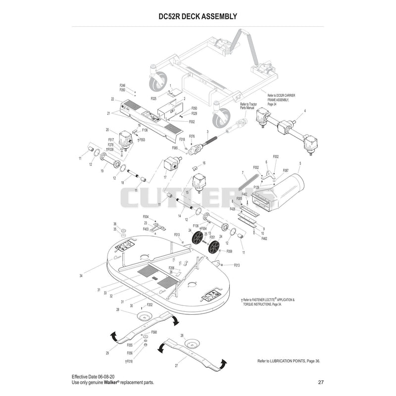 DC52R Deck Assembly