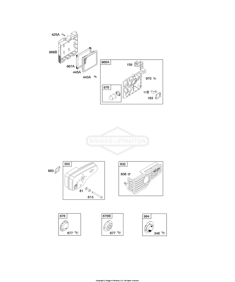 Air Cleaner, Exhaust System