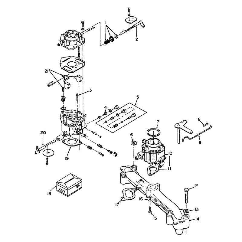 Carburetor-Onan P220g Type I/10808d