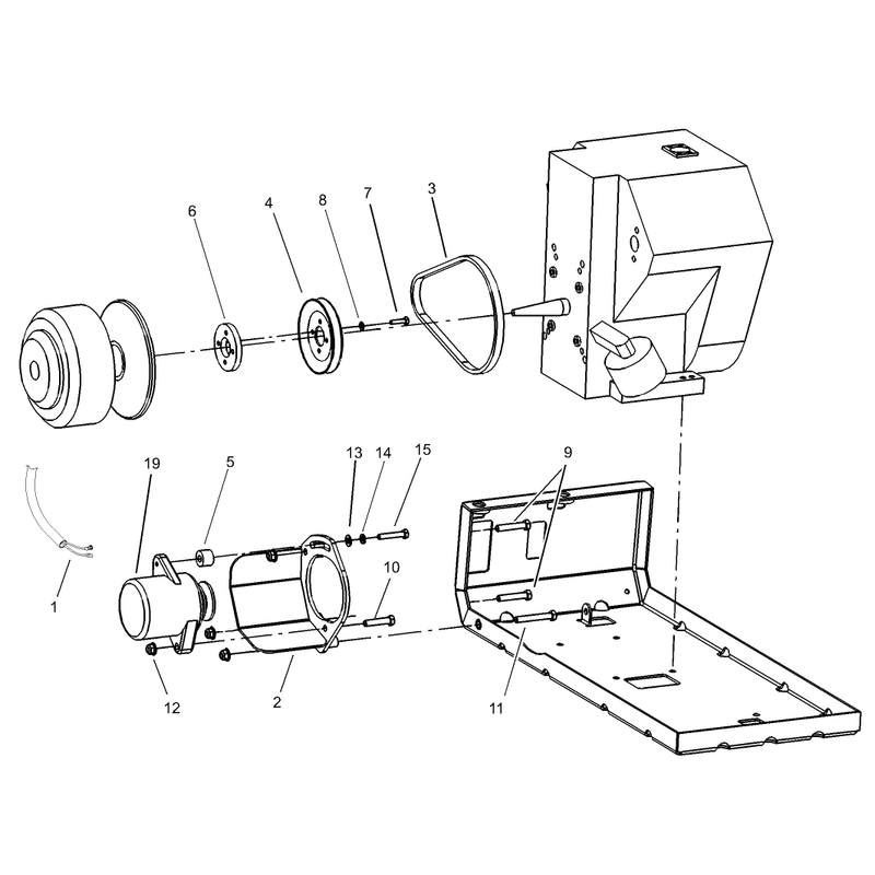 High Output Alternator Assembly