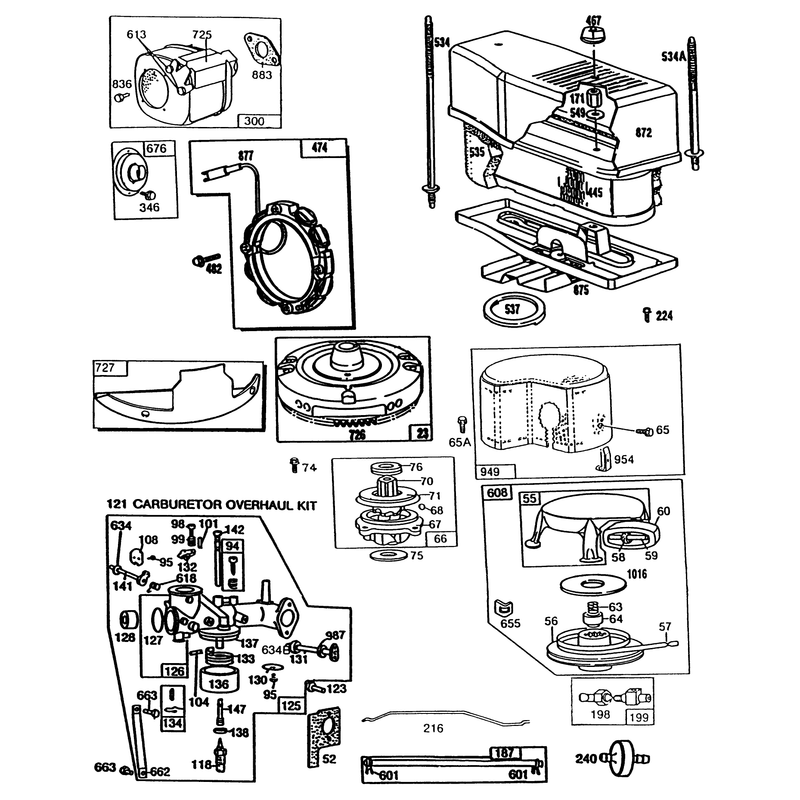 Briggs and Stratton Model No 281706-0186-01