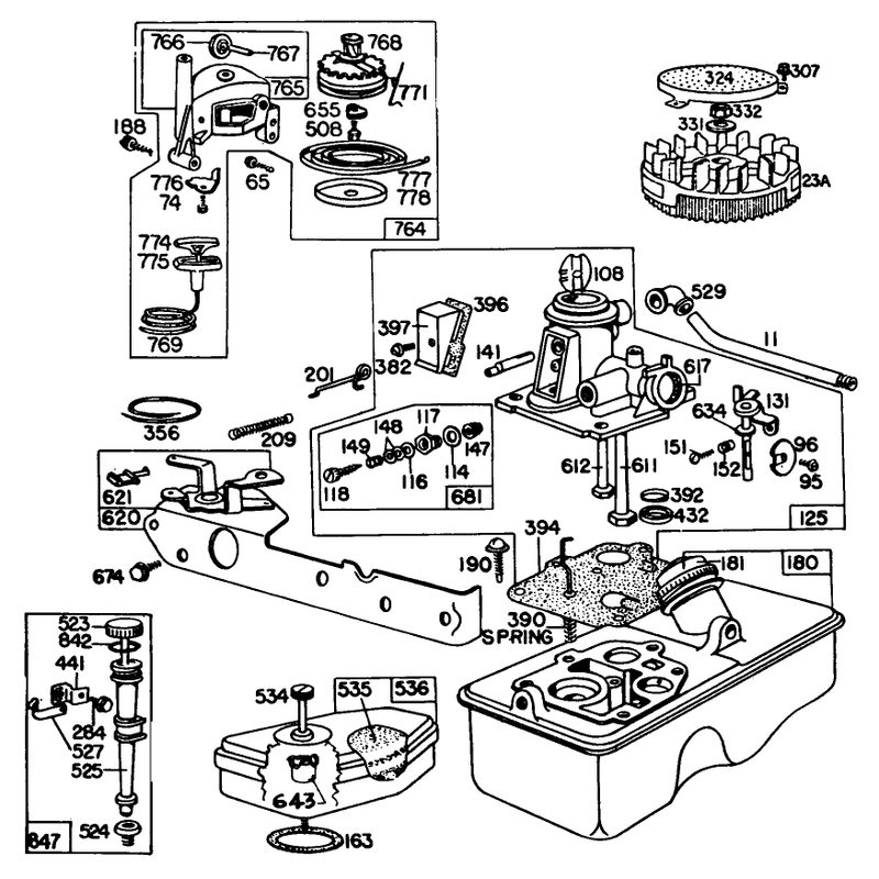 Engine Model No 92908-2059-01-21in Self Propelled Model 16870